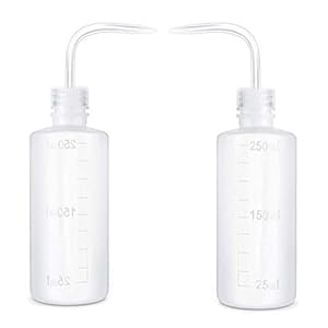 APUXON 250 ml Waschflasche, schmale Öffnung