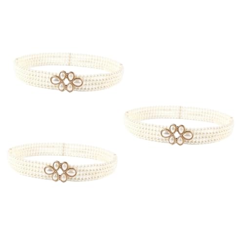 Ceinture de perles fleurs pour robe mariage soirée cocktail élégante