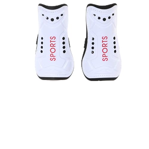 Superlight Soccer Shin Guards Shin Pads, Premium Protection Leg Guard for Youth Adults Men Women, White 1 Pair Suitable for Children and Adults (L)