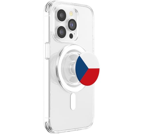 Drapeau tchèque de la République tchèque PopSockets PopGrip pour MagSafe – vue 4