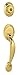 Kwikset 689DA-LIP-S Dakota Double Cylinder SmartKey Handleset Polished Brass