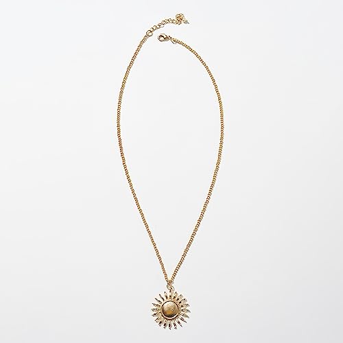 Stylish Large Sun Pendant Necklace - Anti Tarnish