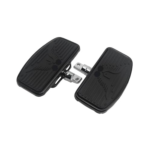 Repose-pieds larges moto antidérapants pour un meilleur appui du pilote sur Sportster