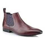Silver Street London Carnaby, Bottine Chelsea Homme, Bordeaux, 41 EU / UK 7