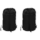 2Er Pack wasserdichte Kompressionsbeutel Für Schlafsäcke - Schwarz, Leicht & Platzsparend, Ideal Für Camping, Wandern & Reisen