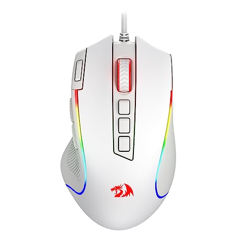 Mouse da gioco M612 RGB, mouse ottico cablato da 8000 DPI, 11 pulsanti programmabili e 5 modalità retroilluminate, software che supporta il pulsante di fuoco rapido - Tastiera gaming - Immagine 7