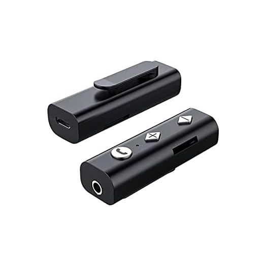 Bluetooth biladapter Audio Receiver Stereo Music Car Wireless Adapter 3.5 3. 5MM AUX TF Jack Mini Portable för Car Kit Heepers Headphone Bluetooth-sändare