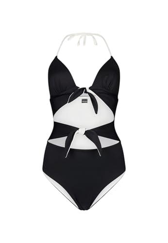 Liu Jo VA5006J6447 Noir Maillot une Pièce Haute Qualité Gainant