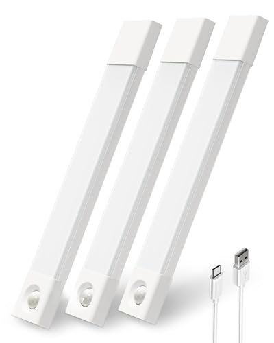 EZVALO Under Cabinet Lighting, Wireless Closet Lights, 50 LED Rechargeable Motion Sensor Light...