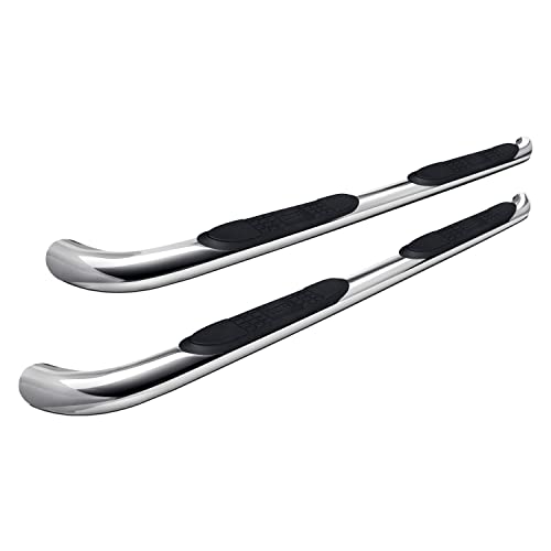 Aries 209019-2 3-Inch Round Polished Stainless Steel Nerf Bars, No-Drill, Select Nissan Equator, Frontier #TOP23