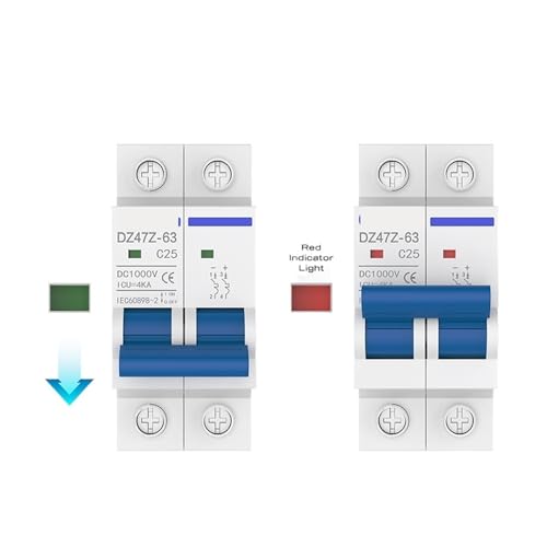 Disjoncteur 2 pôles DC 1000V évite les surchauffes électriques - 2