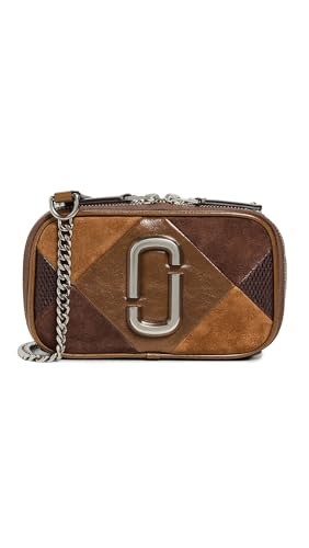 Marc Jacobs Women's The Suede Patchwork Softshot Bag, Brown Multi, One Size