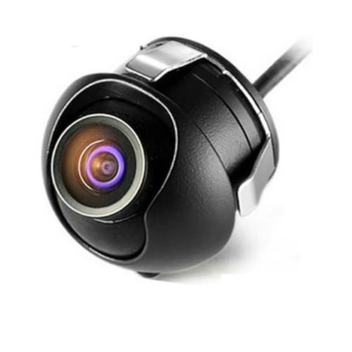 Telecamera Retromarcia Telecamera Posteriore Auto, Telecamera Posteriore Auto, Visione Notturna Infrarossi Mini Impermeabile, Assistenza Parcheggi, HD CCD A 360 Gradi Telecamera Posteriore