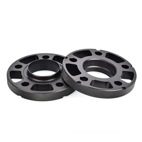 Adaptateurs moyeu 5x112 CB 66.6mm avec cales et élargisseurs de voie noirs pour jantes alliage