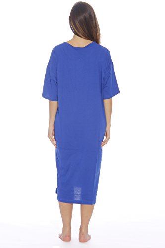 4361I-1-3X Just Love Short Sleeve Nightgown / Sleep Dress For Women / Sleepwear,Blue - Blessed #TOP2
