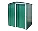 Duramax ECO 5 x 4 (1.56 m²) Metallgerätehaus, feuerverzinktes Metall gerätehaus - Geräteschuppen, verstärkte Dachkonstruktion, wartungsfreier und wetterfester Metallschuppen, Grün