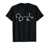 Tryptophan Molecule t-Shirt T-Shirt, Men, Black, Small