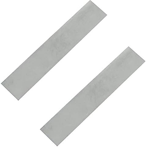 Reine Zinkanode, 2 Stück, 100mm x 20mm x 1mm (19 GA) 99,99% reines Zink platte Zinkblech für Verzinkung und Zinkgalvanisierung, hochreine Zinkelektrode Cover