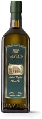 Ravida Extra Virgin Olive Oil, 25 Fl Oz– Multi Award-Winning Sicilian EVOO, Cold Extracted, Medium Fruity, Premium First Cold Pressed Olive Oil