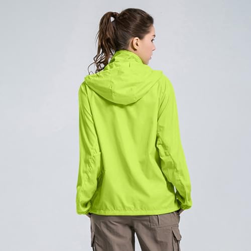 Mens Water-proof Rain Jacket Lightweight Hooded Rain Coats Zipper Long Sleeve Packable Windbreaker For Women/Men4