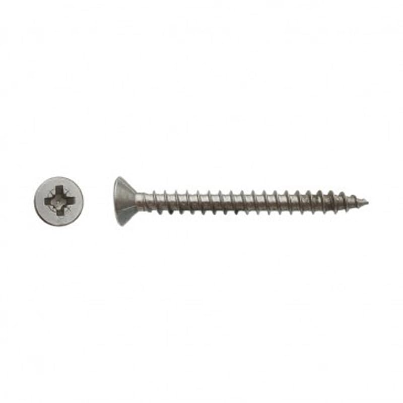 Vis pour panneaux agglomérés tête fraisée Pozidriv® Inox A2-4,5 x 30 mm- Vendu par 200