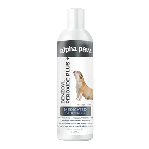 Smiling Paws Pets - Itch Relief Shampoo for Pets - Contains Benzoyl Peroxide - Kills Fleas - Relieves Allergies, Itching…