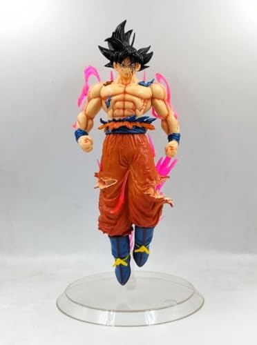 Image of Dragon Ball Z Goku Ultra Instinct Action Figure | Powerful Anime Collectible PVC Statue with Energy Aura | Standing Goku Figurine with Base for Fans & Collectors