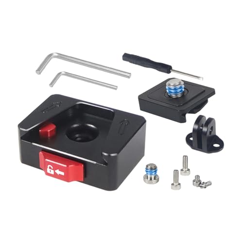 Image of Mini Quick Release Mount for SLR Rabbit Cage for Hero 13 Sports Camera SmartCloud Stabilizer Cell Phone Clip Etc. (2in1 Set)