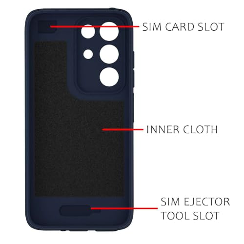 Image of Back Cover | MagFit Ring Design (Non-Magnetic) | Shockproof Protection | Anti-Slip Grip | Raised Camera Edges | Slim Protective Case for Realme 15x 5G / C85 5G / Narzo 90x 5G (Steel Blue)