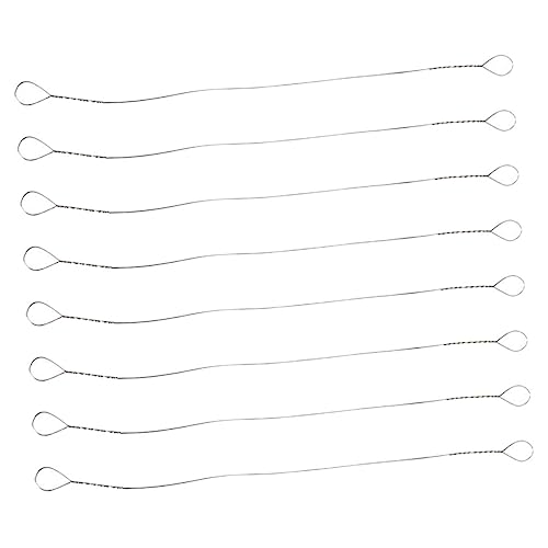 MAGICLULU 8pezzi Filo Slicing Formaggio in Acciaio Inossidabile Filo Tagliacucina Sostituibile Per Affettatrice Burro Formaggi e Prosciutto Tagliafette Preciso e Riutilizzabile Utensile Legg