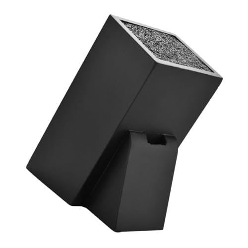Cabilock 1pc Multi-purpose Knife Storage Rack for Kitchen Creative Scissors Holder to Keep Countertop Organized Black Cutter Rack for Freeing up Space and Reducing Clutter