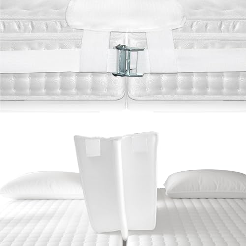 CISSIYOG Puente De Cama,200x30cm Cuña unir Colchones,Conector de Colchón de Cama,Kit de Convertidor de Puente de Cama Individual a kingElimina Las Costuras De La Cama