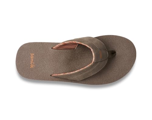 Image of Sanuk Beer Cozy IV Mens Flip Flops - Memory Foam Beach Sandals