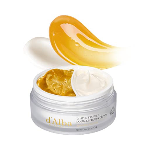 d'alba Piedmont White Truffle Spray Serum & Waterfull Tone-Up Sunscreen BROAD SPECTRUM SPF 50+, Double Serum & Cream