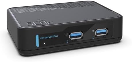 SEH utnserver Pro Print Server Ethernet LAN Black, W127361832 (Ethernet LAN Black)