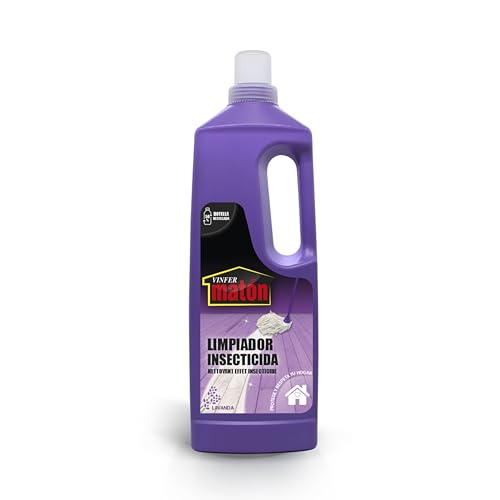 VINFER Matón Limpiador Insecticida, con efecto insecticida ya que elimina cualquier tipo de insecto rastrero, perfume a lavanda, 1 L