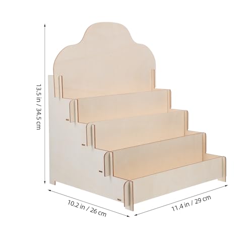 Expositor para tarjetas de felicitación de madera beige BUTIFULSIC 3