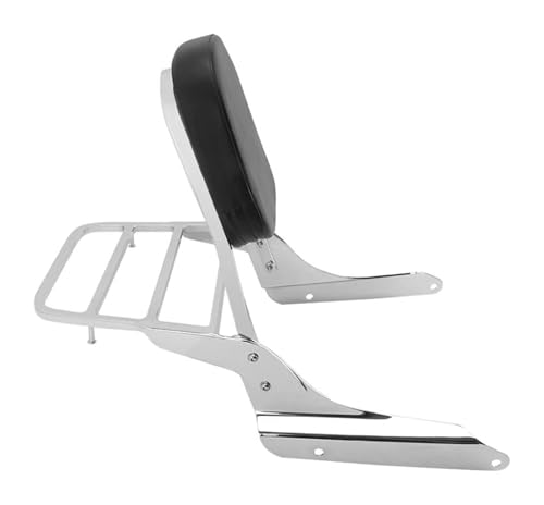 Porte-bagages avec sissy bar et dossier cuir Shadow VLX VT400 VT600 custom 1996-2008