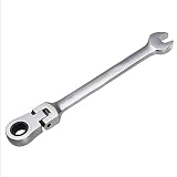 Pulido de acero de aleación. Llave de carraca con cabeza flexible, Woopower 8 mm-13 mm para elección, inglesas y herramienta de llave de trinquete acción llave llave tuerca herramienta