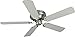 Craftmade K11000 Pro Contemporary 52" Hugger Ceiling Fan with Pull Chain, 5 Blades, Brushed Satin Nickel