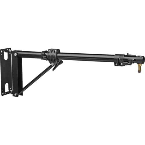 Boom mural Manfrotto 098shb noir avec bras variable de 78 à 121 cm