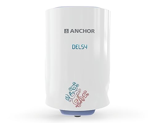 Anchor by Panasonic Delsy 6L Geyser, Storage Water Heater (Geyser) with Glassline Inner Tank, BEE 5 Star Rated Geyser with advance 4 level safety (Free Installation) Anchor by Panasonic Delsy 6L Geyser, Storage Water Heater (Geyser) with Glassline Inner Tank, BEE 5 Star Rated Geyser with advance 4 level safety (Free Installation)