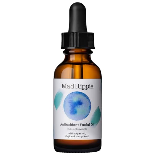 Mad Hippie Antioxidant Facial Oil with Vitamin C from Botanical Extracts Non-Comedogenic Face Moisturizer 1.02 Oz