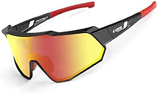 Cool Change Polarized Cycling Sunglasses Full Screen TR90 Unbreakable Lightweight Sports Glasses