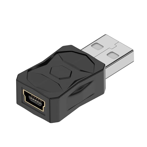DFGGFJ Adaptador USB a adaptador de dos vías, carga y sincronización de datos, conector de 480 Mbps, adaptador bidireccional