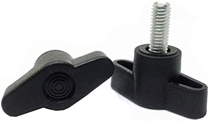 Black Nylon Plastic Z Head Handle M6 Thread Length 10/12/16/20/25/30/40mm Thumb Screw Plastic Handle Screw - (Color: Black, Size: M6x20mm)