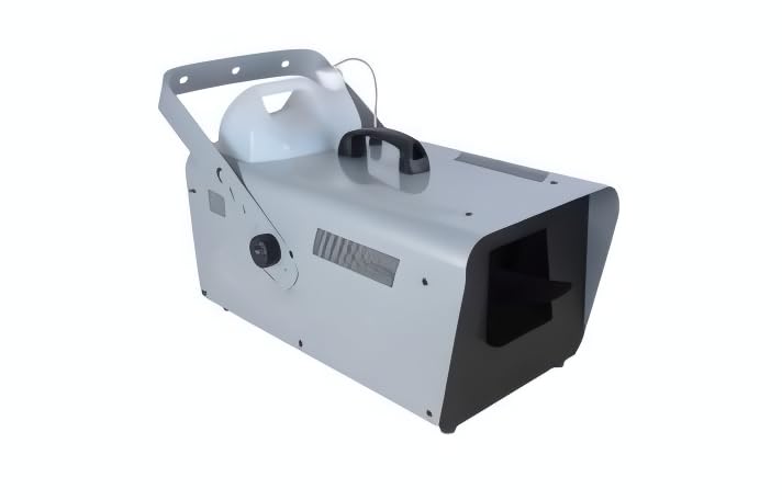 Máquina de Nieve 1500W Gunner Smoke con Control Remoto y DMX, Profesional para Efectos de Escenario, Fiestas, Navidad y Bodas, Alcance hasta 6 Metros, Tanque de 5L, Soporte Ajustable