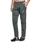 BALEAF Herren Fahrradhose Thermo Fleece Radhose Wasserdicht Winddicht Softshellhose Warm Wanderho...