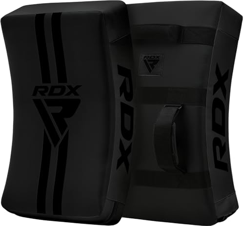 RDX Colpitori in MMA Curvo Scudo per Sciopero Boxe Maya Hide Arti Marziali Boxe Kick Pad Thai Pao...