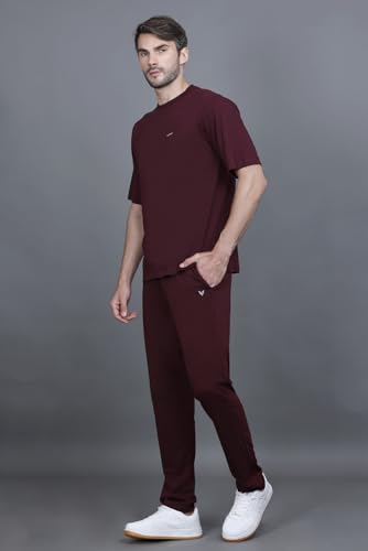 Image of GODFREY Co ord Set For Men Stylish - Cotton Track Suit For Man Summer T Shirt Lower Set